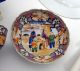 18th C.  Chinese Export Teabowl & Saucer - Mandarin Palette W/ Chinese Scenes Other photo 7