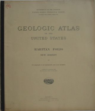 1914 Mining Geology Atlas Jersey Warren Morris Somerset Hunterdon Counties photo