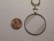Antique Monocle Pendant Magnifying Glass 1890s Victorian Steampunk Altered Art - Optical photo 1