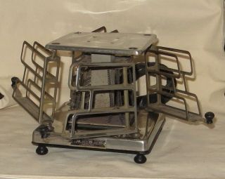 Vintage 4 Slice Swing Away Toaster - - Patent 1925 Estate Electric No.  177 photo