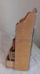 Primitive Wooden Spice Drawer Box Cabinet Hangs Or Stands 7 Drawers Hand Labels Other photo 2
