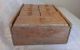 Primitive Wooden Spice Drawer Box Cabinet Hangs Or Stands 7 Drawers Hand Labels Other photo 7