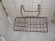 Antique Claw Foot Double Bath Tub Hanging Metal Wire Soap Dish Holder Basket Bath Tubs photo 1