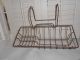 Antique Claw Foot Double Bath Tub Hanging Metal Wire Soap Dish Holder Basket Bath Tubs photo 2