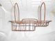 Antique Claw Foot Double Bath Tub Hanging Metal Wire Soap Dish Holder Basket Bath Tubs photo 5