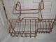 Antique Claw Foot Double Bath Tub Hanging Metal Wire Soap Dish Holder Basket Bath Tubs photo 7