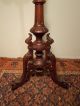 Antique Victorian Walnut Fireplace Pole Screen With Wonderful Panel Other photo 1