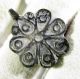 Rare Late Medieval Silveerd Bronze Floral Pendant / Amulet - Wearable - Ks90 Roman photo 1