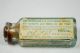 Antique Glass Bottle Medicine Dr.  Marshall ' S Aromatic Catarrh Headache Snuff Other photo 2