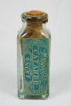 Antique Glass Bottle Medicine Dr.  Marshall ' S Aromatic Catarrh Headache Snuff Other photo 8