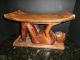 Vintage African Ashanti Wood Stool Hand Carved Wood Ghana Tribe Ceremonial Other photo 2