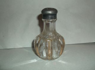 Rare Antique Glass Salt Shaker,  