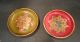 Vintage Italian Florentine Gold Tole Coasters Nicely Detailed Vibrant Colors Wow Toleware photo 3
