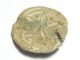 British Found Uncleaned Medieval Lead Alloy Disc Pilgrims Badge.  (a263) British photo 2