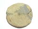 British Found Uncleaned Medieval Lead Alloy Disc Pilgrims Badge.  (a263) British photo 3