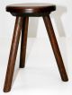 Vtg Wooden Stool Small Wood Seat Child Foot Primitive Rustic Country Chair Chic Post-1950 photo 1