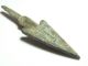 Uncleaned Ancient Roman Bronze 1st Century Ad Barbed War Arrowhead A705c Roman photo 1