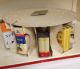 Antique Metal Space - Saver Spice Carousel  With 6 Antique Spice Tins Other photo 1