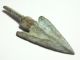 Ancient Roman Bronze 1st Century Ad Barbed War Arrowhead (a705a) - Roman photo 1