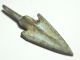 Ancient Roman Bronze 1st Century Ad Barbed War Arrowhead (a705a) - Roman photo 2