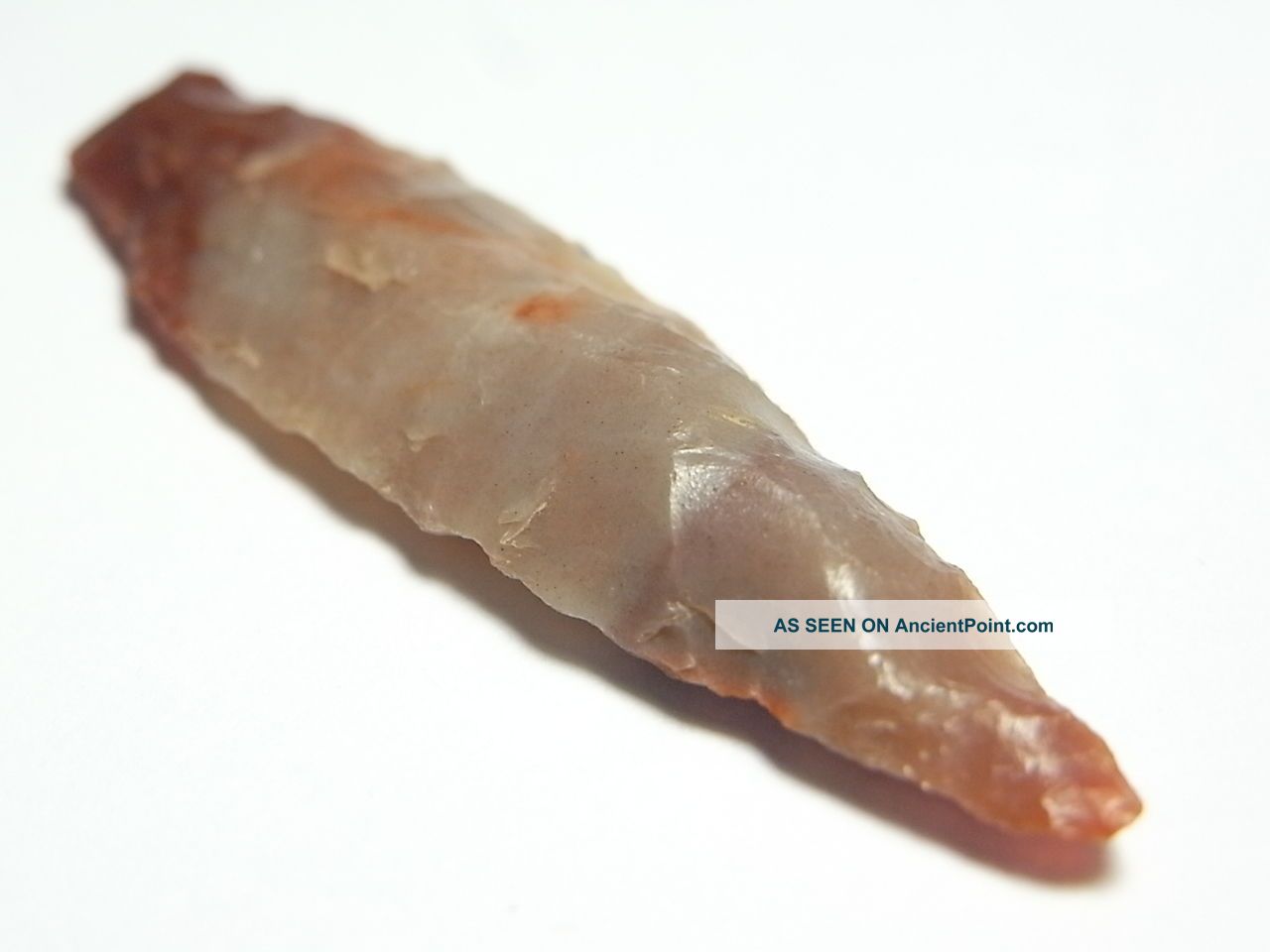 British Neolithic Stone Age 4000 3500bc Leaf Flint Hunting Arrowhead G7 British photo