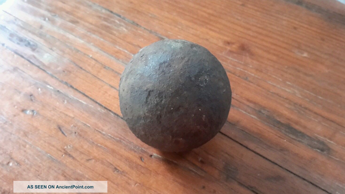 Antique Cannonball - Steel 1 1/2 
