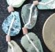 Ancient Roman Glass Beads 1 Medium Strand Aqua Green 100 - 200 Bc 391 Roman photo 1
