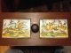 Rare Vintage Mission Arts & Crafts Tile End Side Lamp Coffee Table Hand Painted - 1900-1950 photo 5