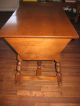 Vintage Vermont Midcentury Townshend Vt Furniture Solid Wood Dough Box End Table Post-1950 photo 11