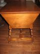 Vintage Vermont Midcentury Townshend Vt Furniture Solid Wood Dough Box End Table Post-1950 photo 3