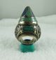 Afghan Beauty Dome Lapis Lazuli Turquoise Silver Ring Other photo 1
