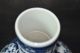 Chinese Antique Hand - Painted Blue And White Porcelain Vase Qianlong Vases photo 4