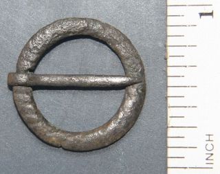 Ancient Old Ornament Bronze Fibula Brooch (jn15_22) photo