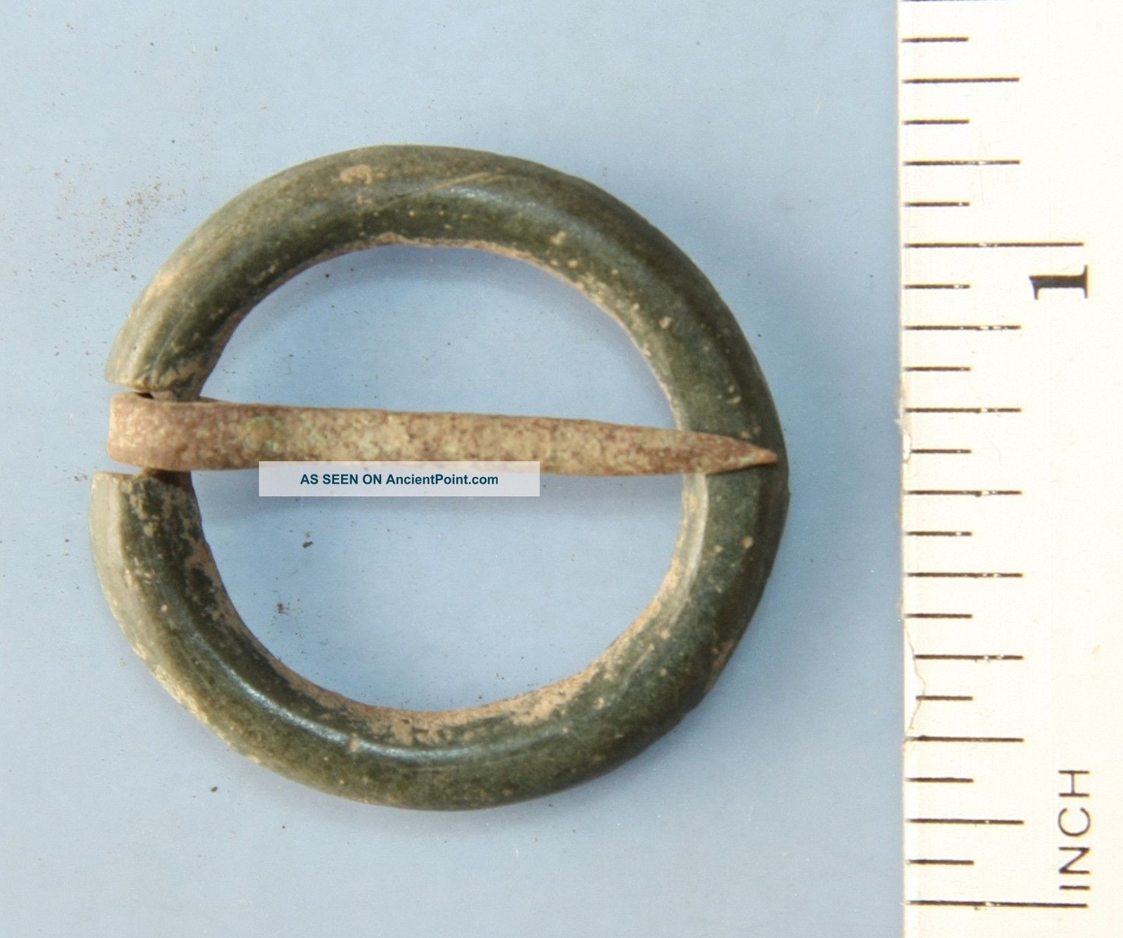 Ancient Old Ornament Bronze Fibula Brooch (ap17) Other photo