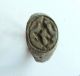 Ancient Post - Medieval Bronze Seal - Ring (541). Other photo 1