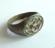 Ancient Post - Medieval Bronze Seal - Ring (541). Other photo 2