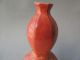 Rare Chinese Porcelain Glaze Thin Hexagonal Opening Piece Bottle Gourd Vases photo 1