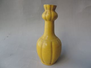 Yello Rare Chinese Porcelain Garlic Thin Slice Open Bottle photo