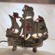 Cast Iron Doorstop Or Mantle Lamp No.  205,  Mayflower Galleon,  Pirate Ship 11 