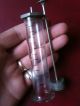 Antique,  Ussr Russian Medicine (medical,  Pharmacy) Syringe - Glas And Metal Rare Bottles & Jars photo 6