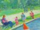 Homage To Cortes Paris Painting Of Les Tuileries By Listed American Artist Nr Other photo 6