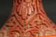 Chinese Wood Carved Vermillion Lacquer Lid Jar Container/vessel Tsuishu Style Other photo 9
