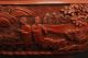 Chinese Wood Carved Vermillion Lacquer Lid Jar Container/vessel Tsuishu Style Other photo 4