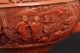 Chinese Wood Carved Vermillion Lacquer Lid Jar Container/vessel Tsuishu Style Other photo 7