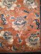 Antique 19th Qi ' Ing Chinese Embroidered Floral Panel Embroidery 1 Robes & Textiles photo 9