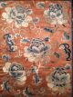 Antique 19th Qi ' Ing Chinese Embroidered Floral Panel Embroidery 1 Robes & Textiles photo 6