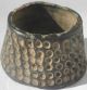 Fantastic Ancient Thimble.  Xiv - Xv Centhury - Incredible Green Patina - Large Size¡ Roman photo 1