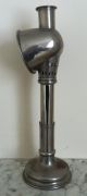 Antique Nickel Plated Telescopic Scholars Reading Lamp 1875 - 1900 Candle Powered Lamps photo 3