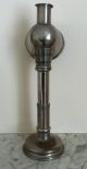 Antique Nickel Plated Telescopic Scholars Reading Lamp 1875 - 1900 Candle Powered Lamps photo 4