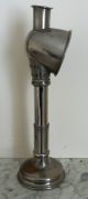 Antique Nickel Plated Telescopic Scholars Reading Lamp 1875 - 1900 Candle Powered Lamps photo 5